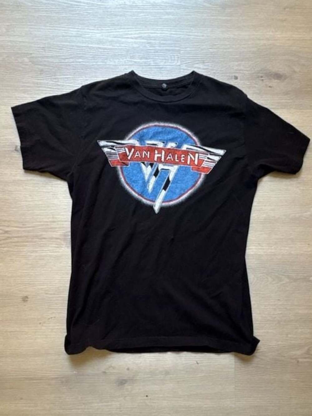 Van Halen Chrome Logo Black T-Shirt